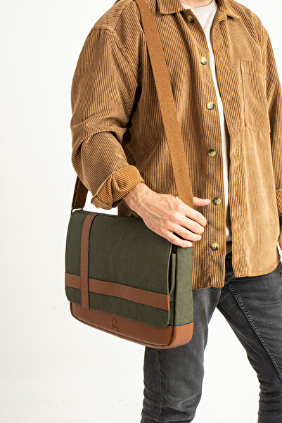 MEGA ÇANTA Canvas Series Large Volume Messenger Men's Bag