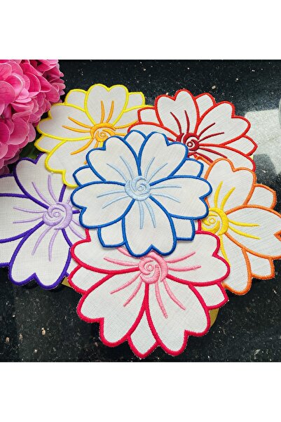 ELÇİÇEK HOME Sunum Peçete,Kokteyl Peçete,Kahve Yanı Sunım Peçete 6 Adet