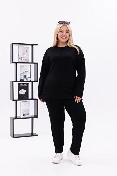 Siyezen Plus Size Modal Set with Green Front