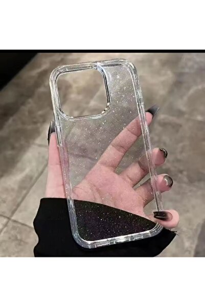 Fiesta ıphone 11 mika şeffaf simli telefon kılıfı