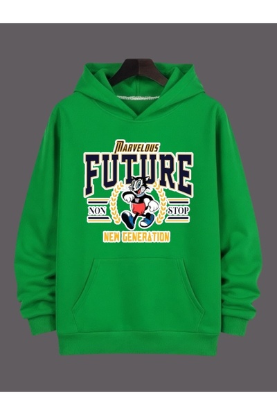 ArtYus Φούτερ Unisex Cat in the Basket Colorful Special με τύπωμα Cotton over...