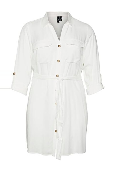 Vero Moda midi dress, white