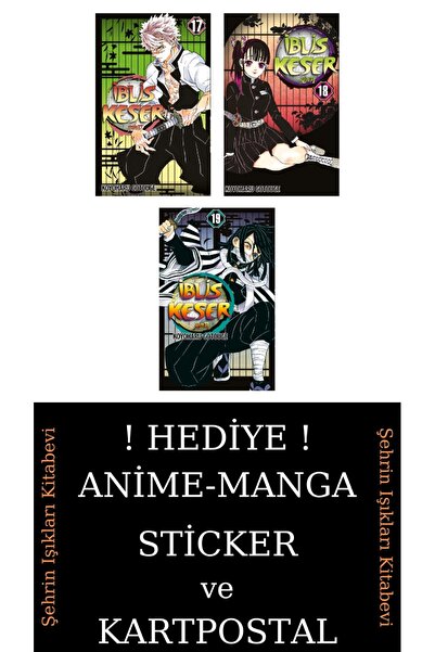 Gerekli Şeyler Yayıncılık İblis Keser 17-18-19 Manga Seti (3 KİTAP) / Demon S...