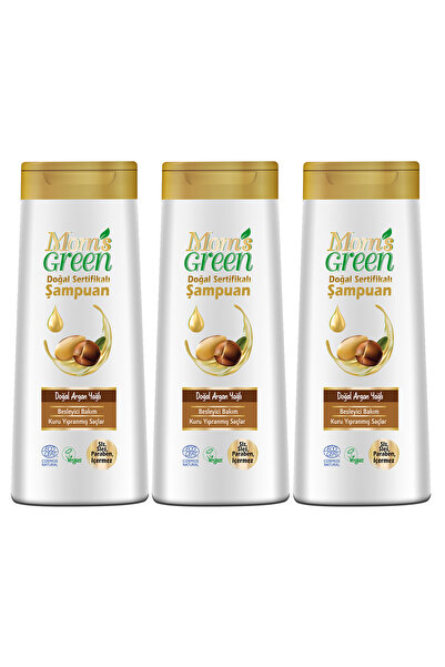 Mom’s Green Ecologic 3'lü Set Mom's Green Doğal Sertifikalı Argan Yağlı Şampu...