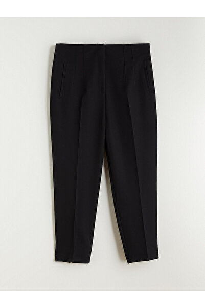 LC Waikiki Black Standard Fit Women's Trousers
