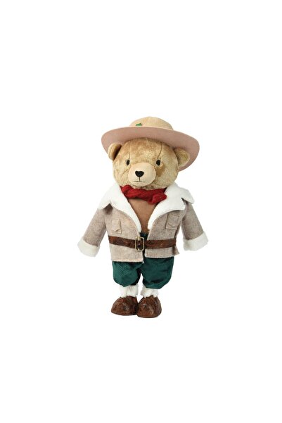 BraziPremium By OLLMA Ursuleț de pluș decorativ de Crăciun cu pălărie, 23x38x...