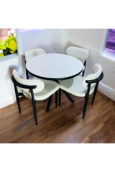 Modern Style Home Yeliz Mutfak Masası Takımı 4 Kişilik Polo001