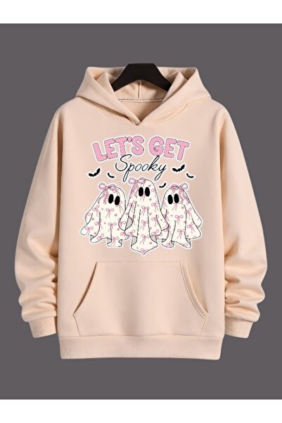 ArtYus Unisex Ghost Colorful Special cu imprimeu Cotton supradimensionat cu g...