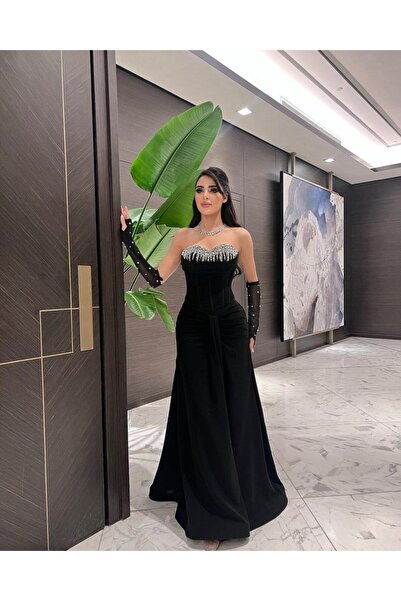 Narin Boutique Evening dress with luxurious sleeves