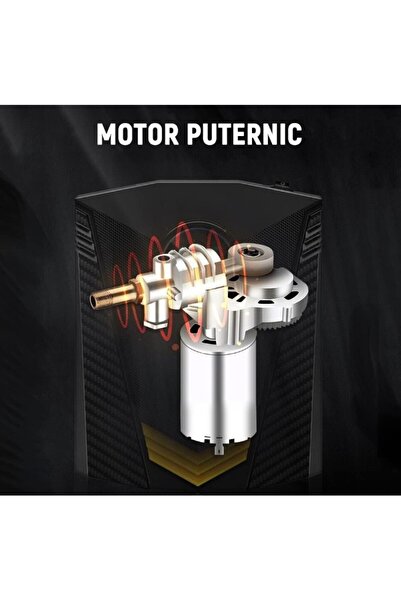 Flippy Compresor auto portabil, Flippy, 12V, 120W, 35L/min, cablu 3m, pompă de bicicletă, motocicletă, max. 10.3bar