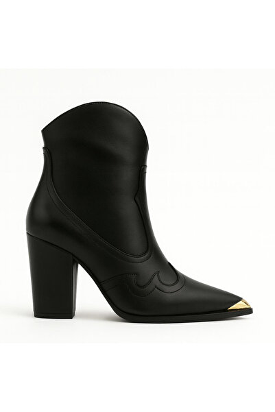 GARKONY Ciocate Piele Naturala Negre cu accesorii aurii Santiago