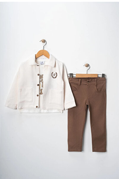 Bontino Αθλητικό σετ τριών τεμαχίων για αγόρια: Μπουφάν, Παντελόνι με Κέντημα...