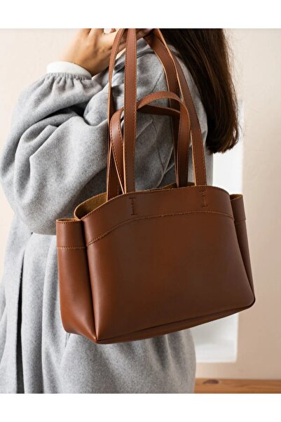 eflanmoda Γυναικεία τσάντα χεριού και ώμου με κουτάβι από μαλακό συνθετικό δέρμα