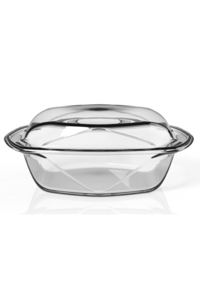 Vidivi Yena pot with lid, heat-resistant glass, 25x16x10cm