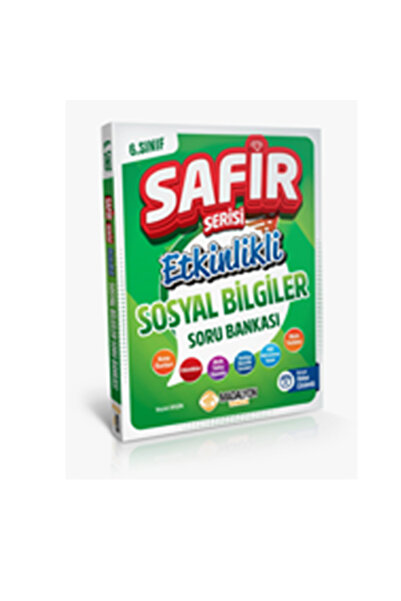 Madalyon Yayıncılık MADALYON - SAFİR 6 SOSYAL BİLGİLER SORU BANKASI