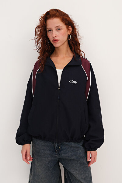 Addax Şerit Detaylı Bomber Ceket C00769