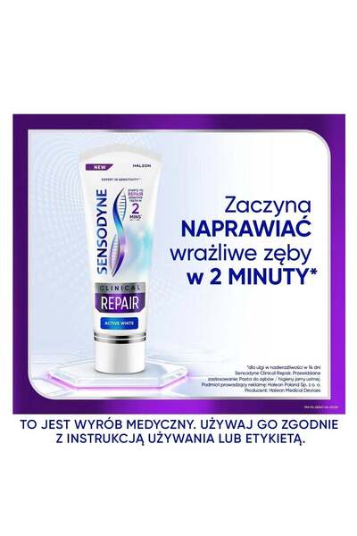 Sensodyne معجون أسنان ريبير أكتيف وايت