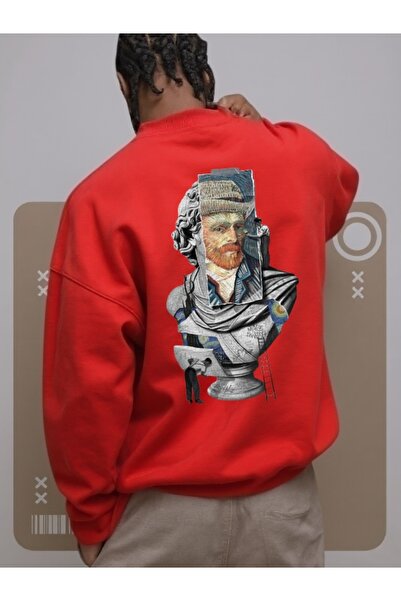 Wish BF Hanorac unisex pentru bărbați/femei VAN GOGH SCULPTURE, colorat, pers...