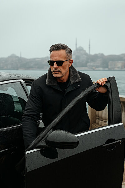 DYNAMO Fur Collar Classic Coat