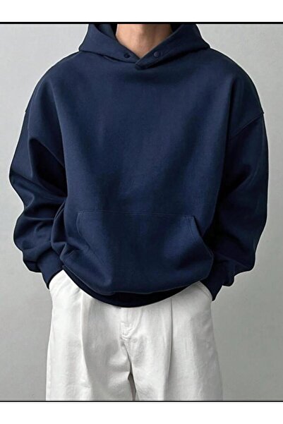 SELENA BUTİK Φούτερ - Ναυτικό μπλε - Casual