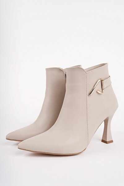 MUGGO Γυναικείες μπότες VIVENTE με μυτερή ακίδα, λεπτό τακούνι με φερμουάρ