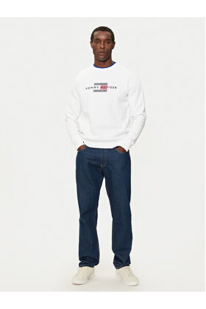 Tommy Hilfiger Hanorac pentru bărbați MW0MW35541 Alb