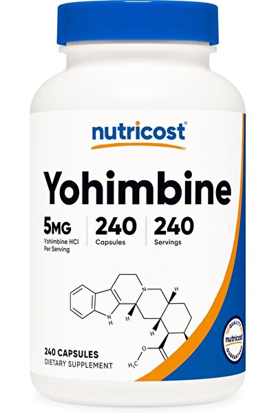 Nutricost Yohimbine HCl 5mg, 240 Capsules Extra Strength - Gluten Free, Non-GMO