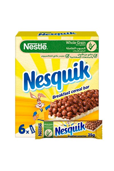 Gullon نستله نسكويك رقائق إفطار بالشوكولاتة، 6 قطع، 150 جم