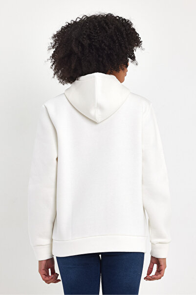 Superlife Γυναικείο φούτερ με κουκούλα άνετο και ελαστικό με εσωτερικό φλις 3 κλωστών Tokyo B με τύπωμα sweatShirt spr24swk05