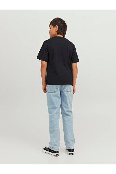 Jack & Jones Μαύρο μπλουζάκι για παιδιά