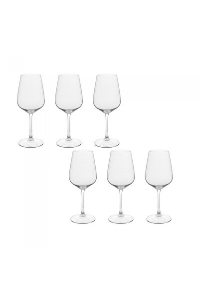 Vidivi White wine glass RIALTO tempered glass 450ml, set of 6 pcs.