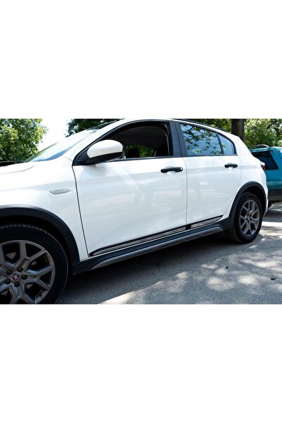 Alfa Fiat Egea Cross HB Krom Yan Kapı Çıtası 4 Parça ABS KROM 2015 ve Sonrası
