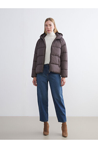 LC Waikiki Γυναικείο πουπουλένιο παλτό Cey New Season με κουκούλα