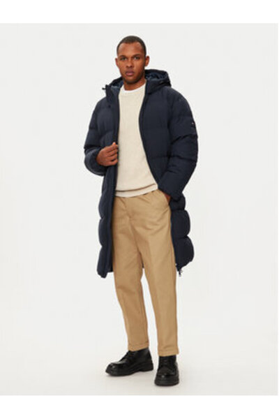 Tommy Hilfiger Haină de iarnă pentru bărbați MW0MW37368 Albastră