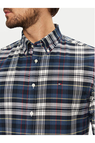 Tommy Hilfiger Men's Shirt MW0MW37566 Blue