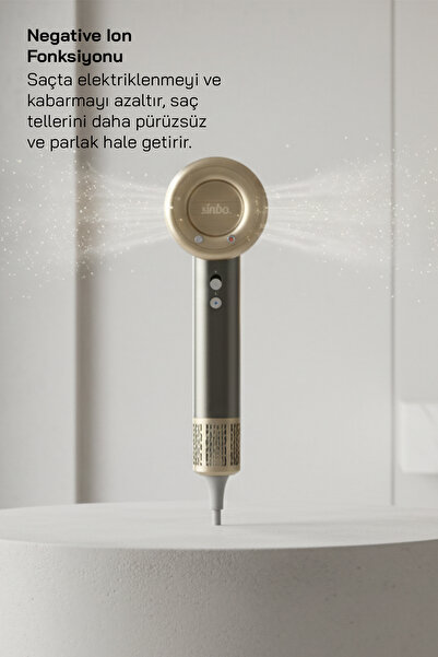 Sinbo Shd-1726 Bldc Hair Dryer - Gray