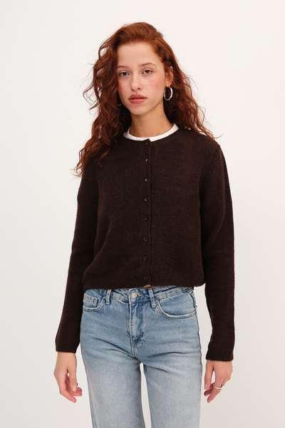 Addax Düğmeli Triko Hırka H3364-A10