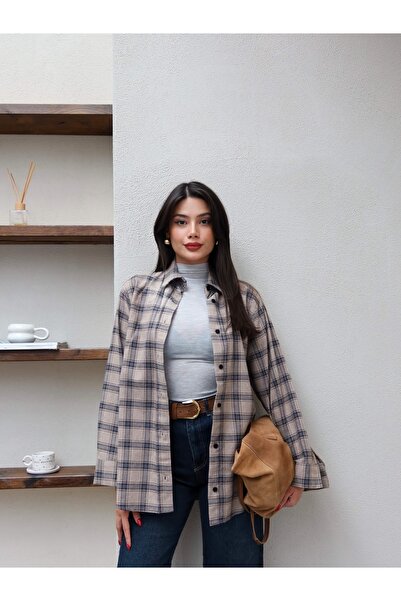 ESRAHELVACI Oversize Plaid Shirt
