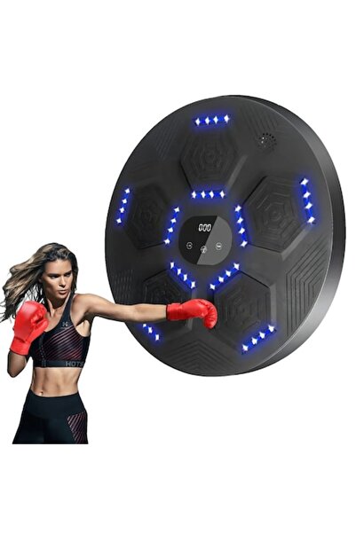 dalimag Aparat de box inteligent, E-Black-Target, 40x40x7.5cm, piele PU/spumă...