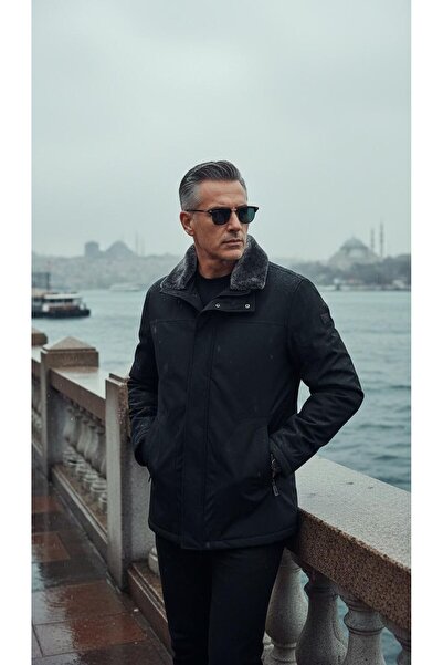 DYNAMO Fur Collar Classic Coat