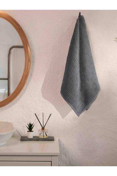 Karna Home Premium cotton single towel jacquard karna molıs - 50 x 90