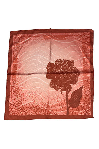 Sultan İpek وشاح / باندانا منقوشة بالزهور 52x52