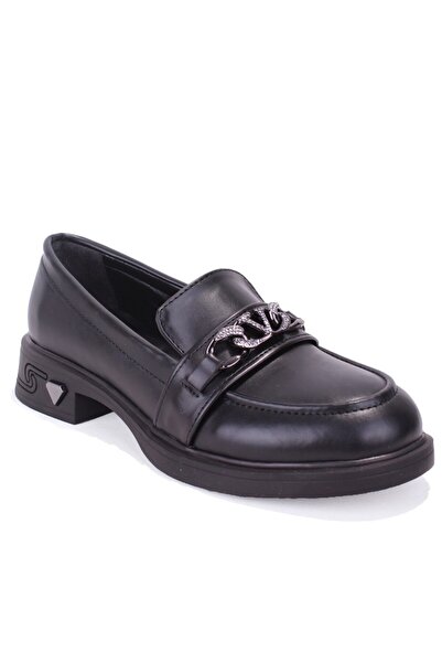 DAGOSTER Dza07-1270302 Black Casual Loafer Women's Shoes