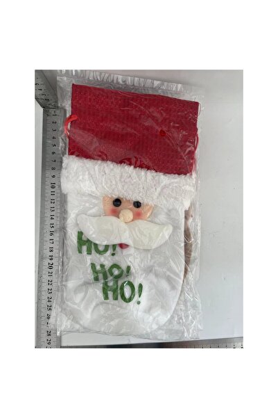 Flippy Sticlă de băutură pentru pungă de Crăciun, Flippy, Moș Crăciun, Petrecere de Crăciun, 13x28 cm, Roșu