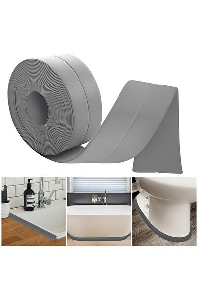 Betora Sızdırmaz Bant Gri 3 Metre Su Geçirmez Lavabo Tezgah Kenarı Klozet Duş...