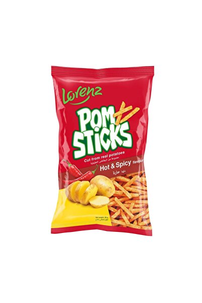 LORENZ أعواد بوم ستيكس حارة ومتبلة، 85 غرام