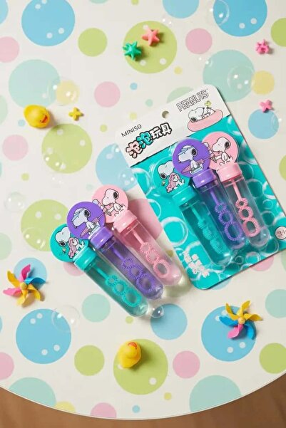 SNOOPY Lisanslı Seyahat Serisi Mini Baloncuk Çubuğu (3 Adet)