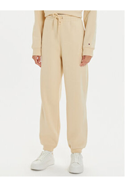Tommy Hilfiger Women's Sweatpants WW0WW42884 Beige