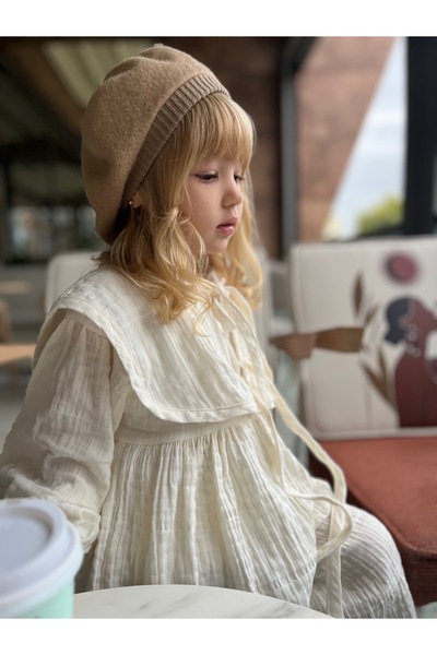 Balerinikizler Baby&Kids Muslin Set with Collar Detail