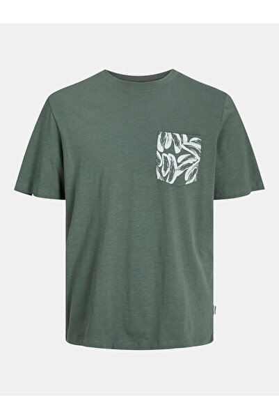 Jack & Jones Ανδρικό T-Shirt Jack Jones 12250435 JORLAFAYETTE Πράσινο